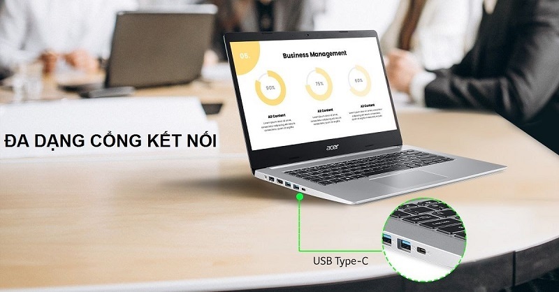 Laptop Acer Aspire 5 mỏng nhẹ dưới 15 triệu 