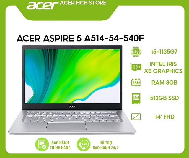 Acer Aspire 5 A514-54-540F (Bạc)