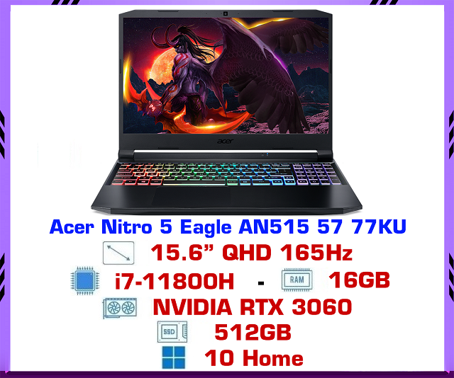 Acer Nitro 5 AN515-57-77KU (Đen)
