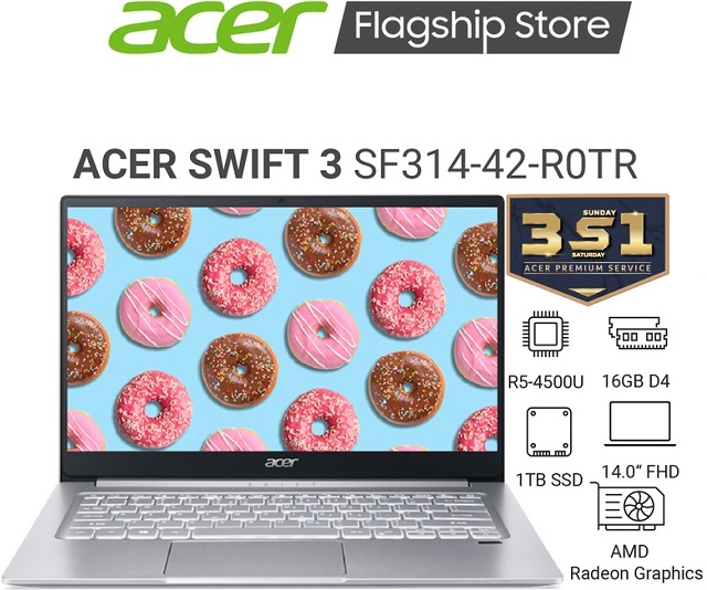 Acer Swift 3 SF314-42-R0TR (Bạc)