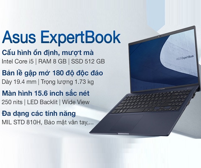 Asus ExpertBook B1 B1500CEAE-BQ2234W (Đen)