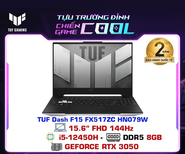 Asus TUF Dash F15 FX517ZC-HN079W (i5-12450H/RAM 8GB/512GB SSD)
