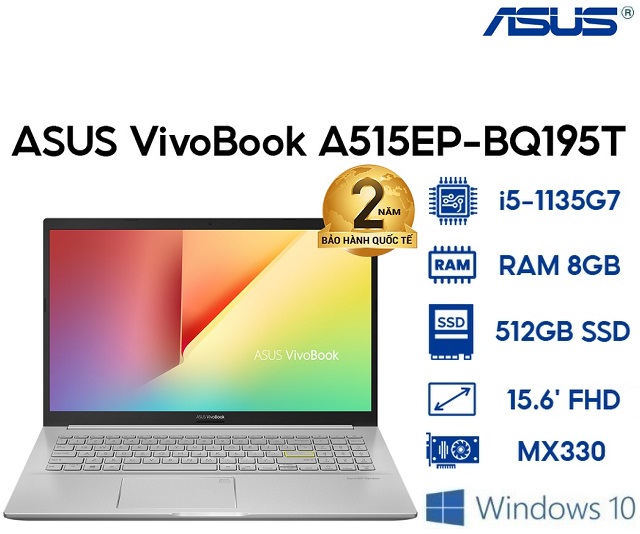 Asus VivoBook 15 A515EP-BQ195T (Bạc)