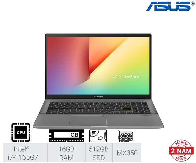 Asus VivoBook S15 S533EQ-BQ429W (Đen)