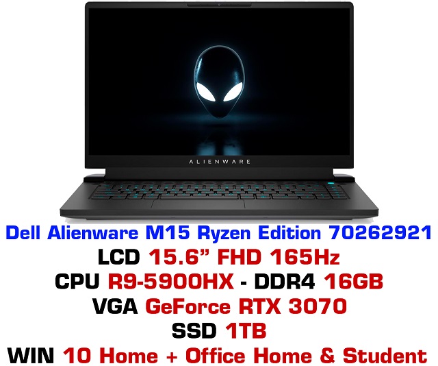 Dell Gaming Alienware M15 Ryzen Edition R5 (70262921)