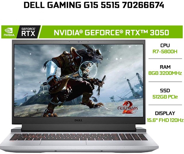 Dell Gaming G15 5515 AMD Ryzen 7 (70266674)