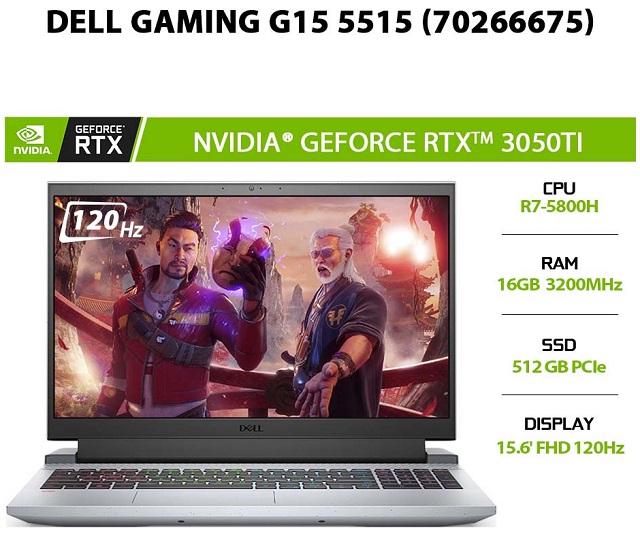 Dell Gaming G15 5515 AMD Ryzen 7 (70266675)