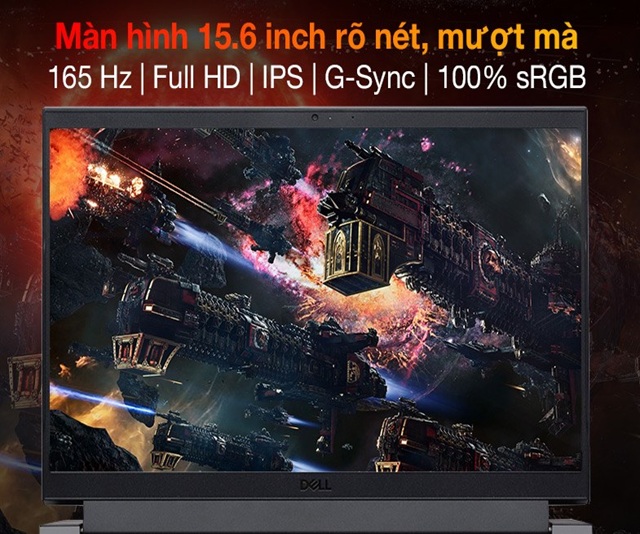 Dell Gaming G15 5530 i7HX161W11GR4060 (i7-13650HX/16GB/1TB/RTX4060/Win11/Xám Đen)