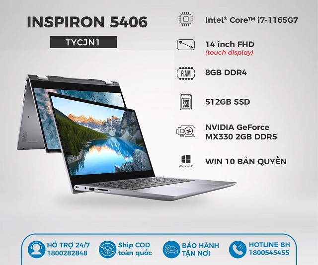 Dell Inspiron 14 5406 i7 (TYCJN1)