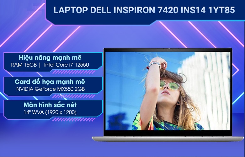 Dell Inspiron 14 7420 2-in-1 i7 (1YT85-Bạc)