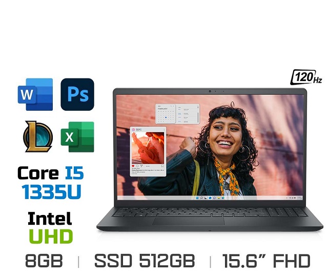 Dell Inspiron 15 3530 (N3530-i5U085W11BLU) (i5-1335U/8GB/512GB)