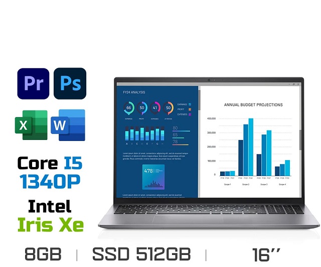 Dell Vostro 16 5630 i5P085W11GRU (i5-1340P/RAM 8GB/512GB SSD)