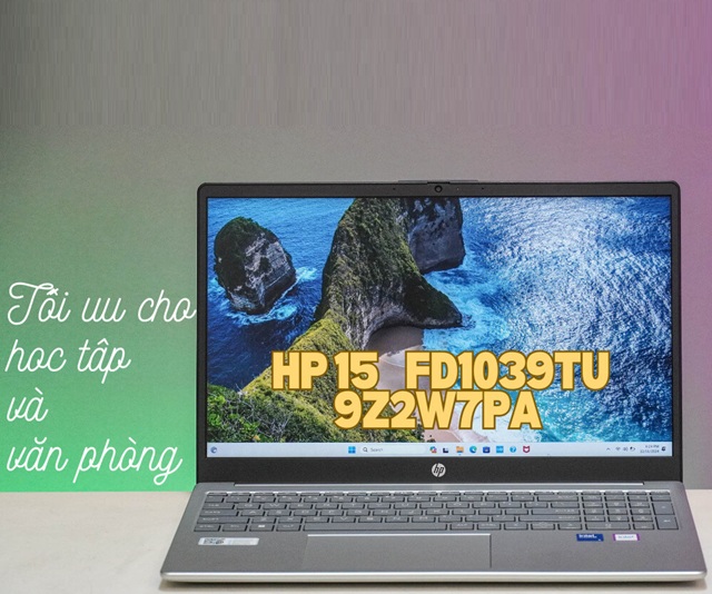 HP 15-fd1039TU 9Z2W7PA (Core 7-150U/16GB/512GB/Win11/Bạc)