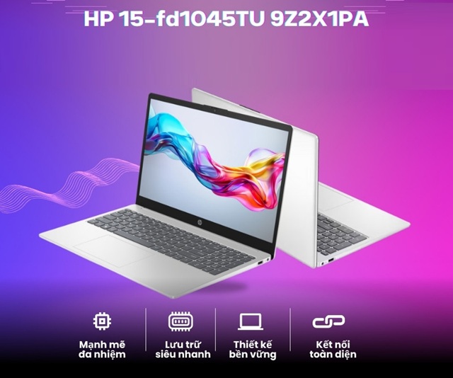 HP 15-fd1045TU 9Z2X1PA (Core 5-120U/16GB/512GB/Win11/Bạc)