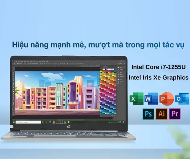 HP 15s-fq5144TU 7C0R8PA (i7-1255U/16GB/512GB/Win11/Silver)