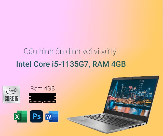 HP 240 G8 617L3PA (i5-1135G7/4GB/512GB/Win11/Bạc)