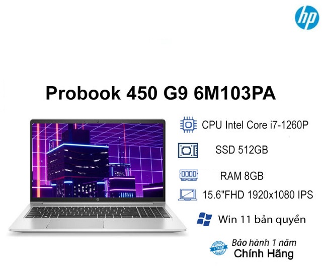 HP ProBook 450 G9 6M103PA (Bạc)