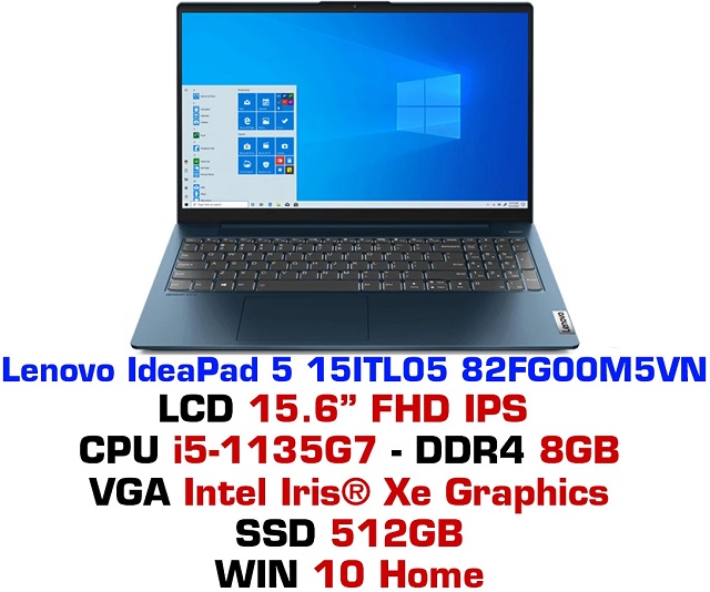 Lenovo IdeaPad 5 15ITL05 (82FG00M5VN) (Xám)