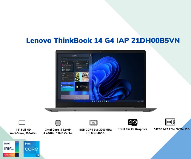 Lenovo ThinkBook 14 G4 IAP 21DH00B5VN (i5-1240P/8GB/512GB)