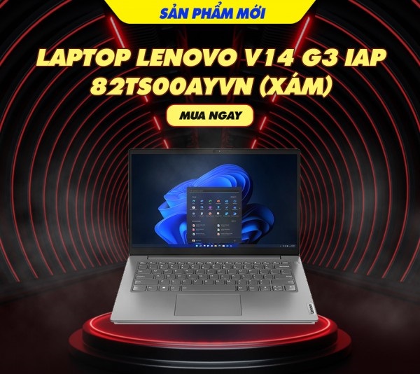 Lenovo V14 G3 IAP 82TS00AYVN (i5-1235U/RAM 8GB/256GB SSD/Xám)